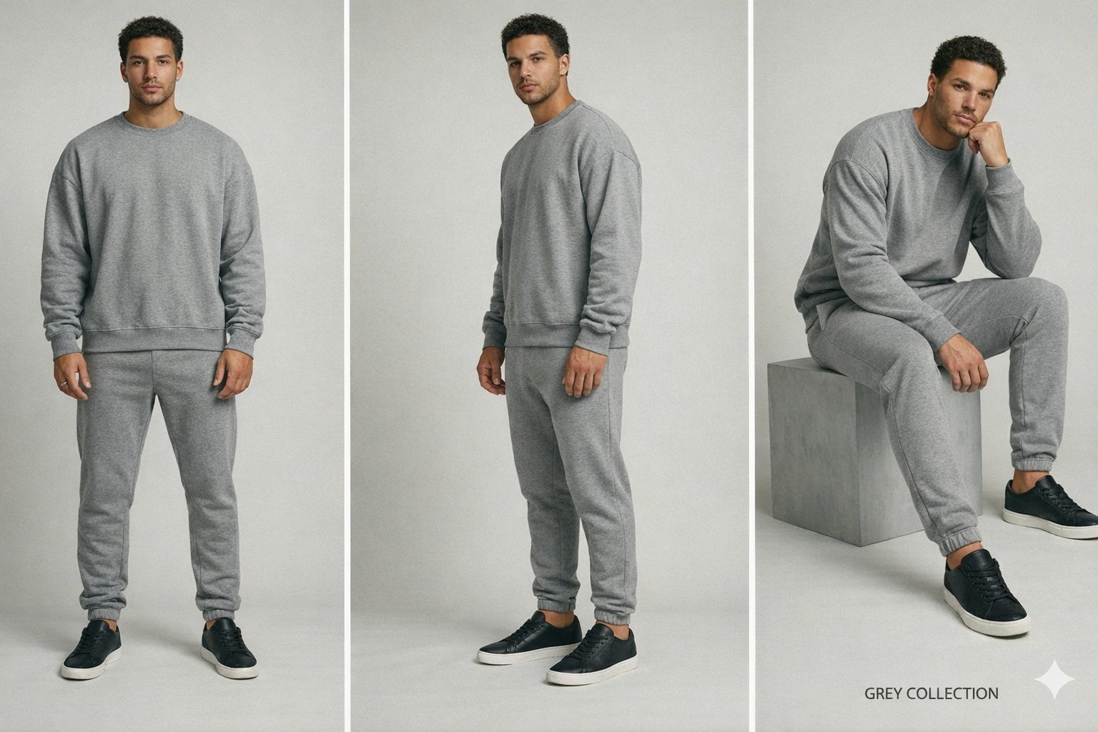 Grey Sweatshirt Tracksuit